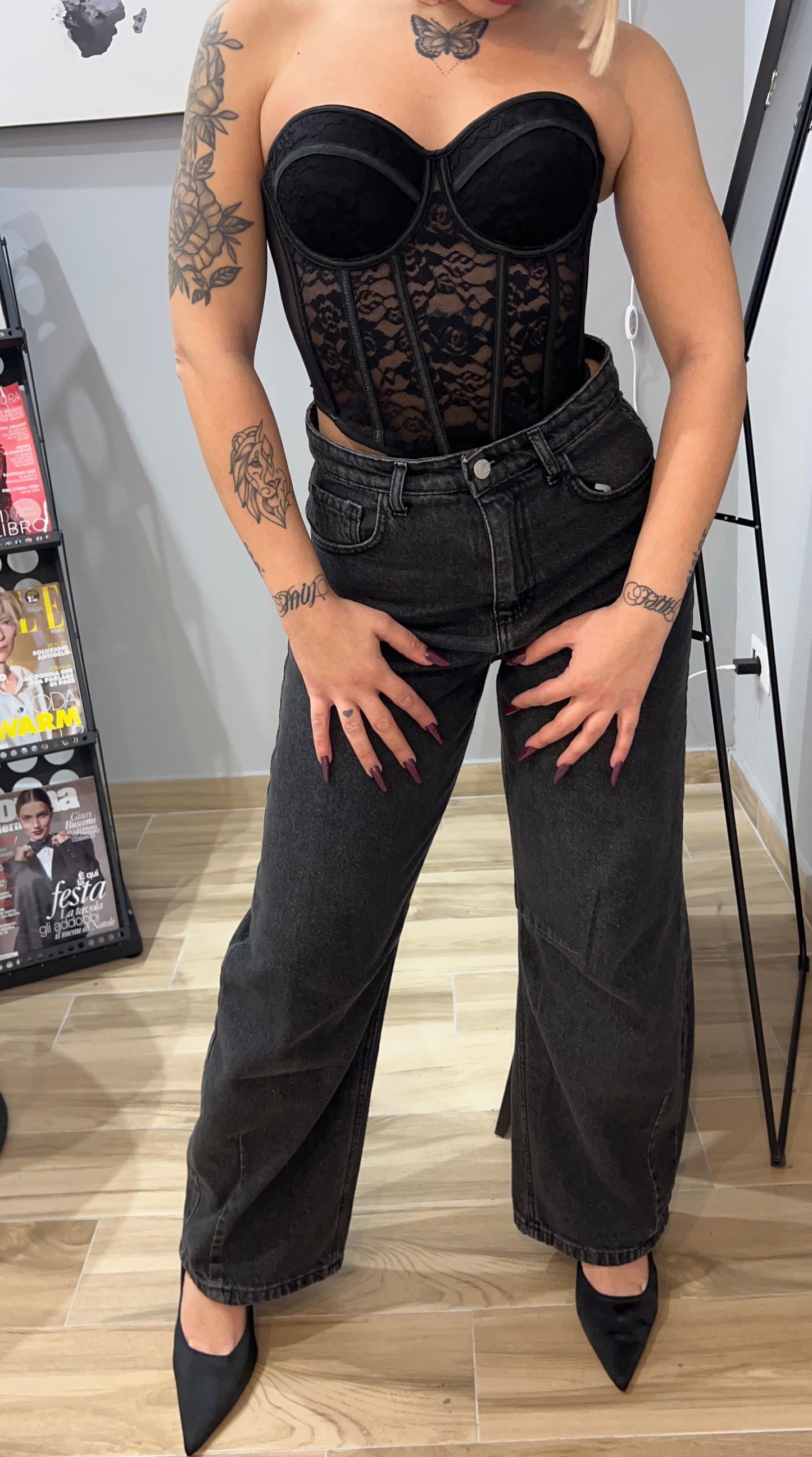 JEANS BALLOON DARK