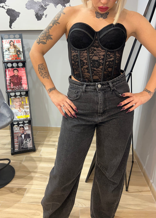 JEANS BALLOON DARK