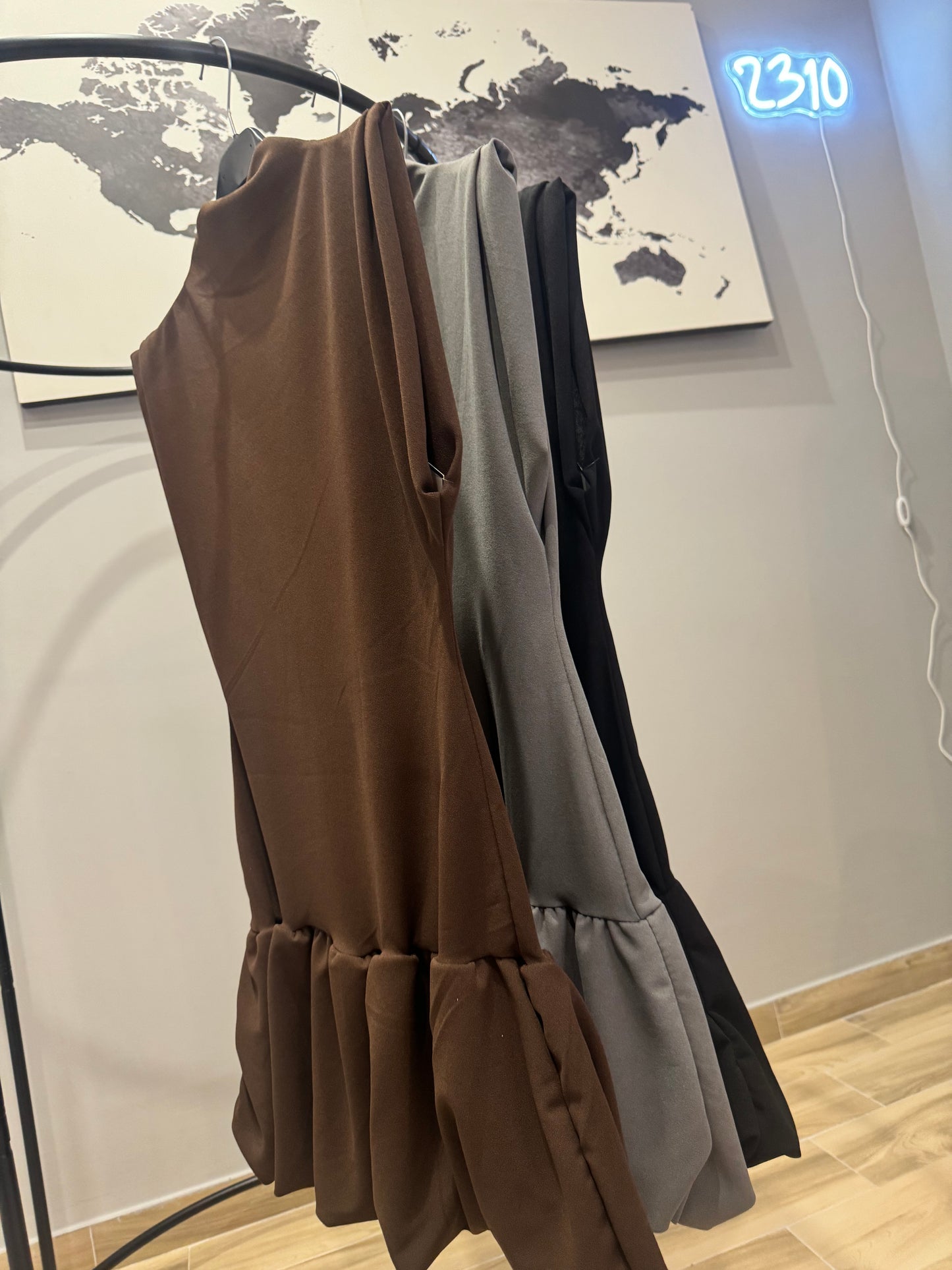 DRESS BALLON GRIGIO