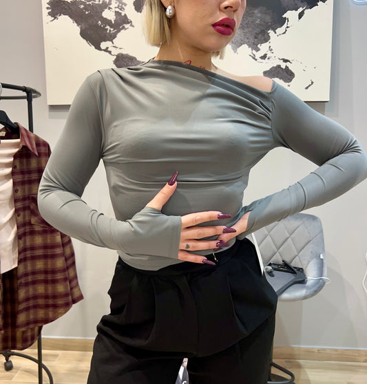 MAGLIA KIM CARNE GRIGIA