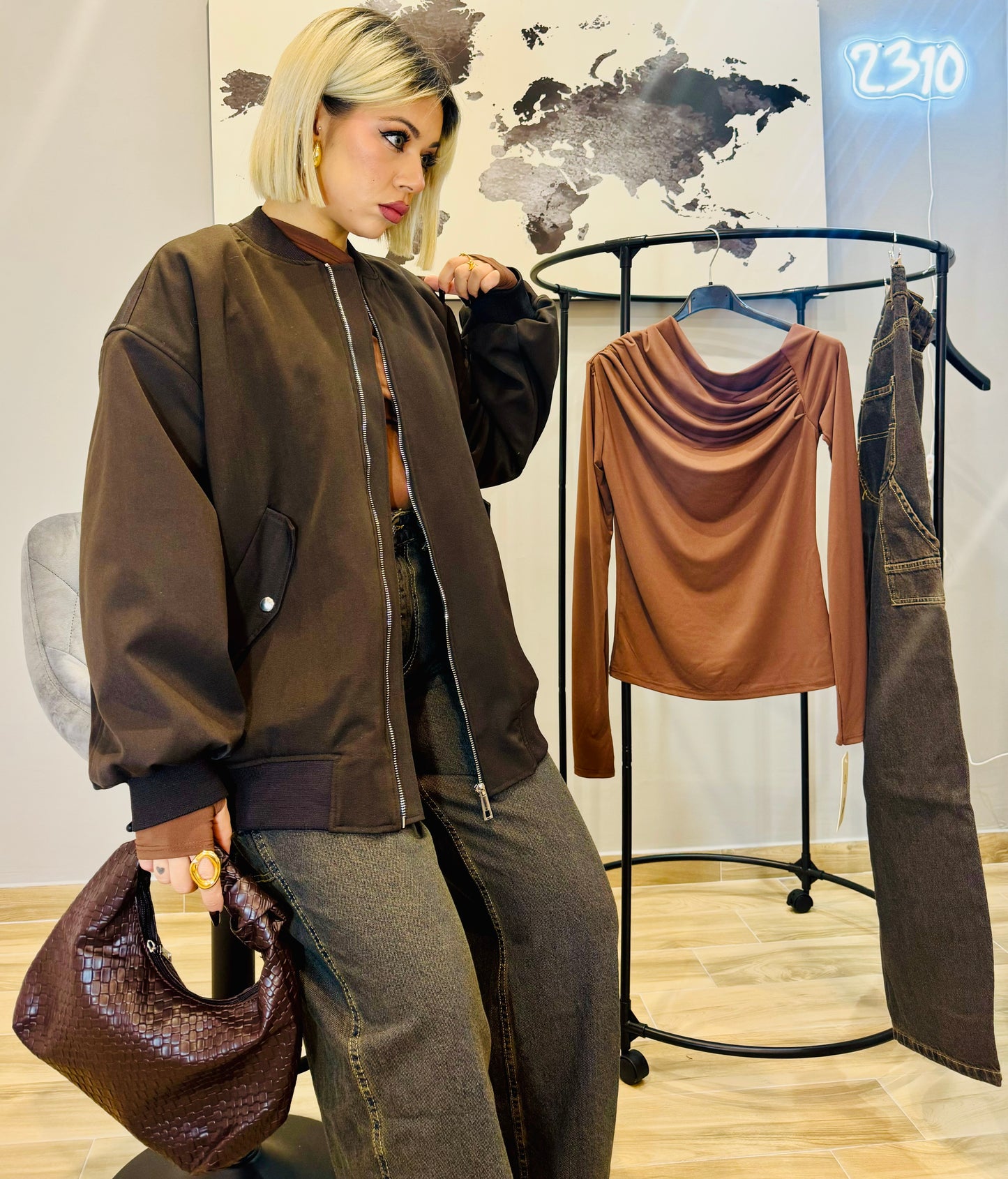 BOMBER OVERSIZE By Lumina