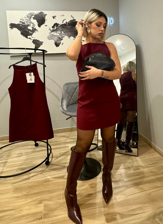 DRESS BORDEAUX By Lumina