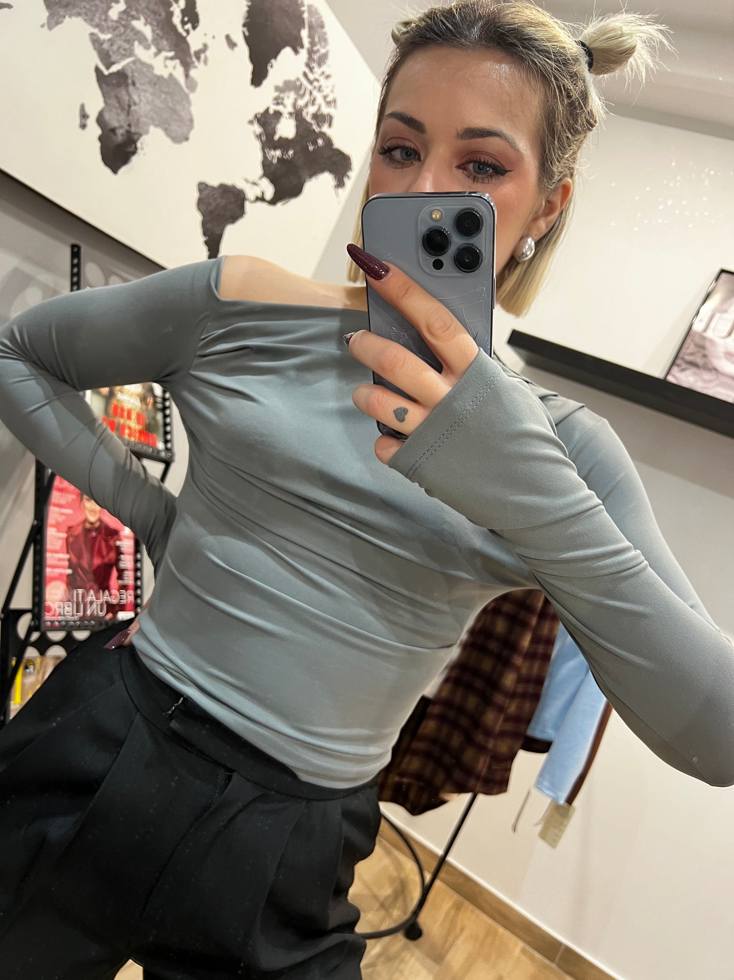 MAGLIA KIM CARNE GRIGIA