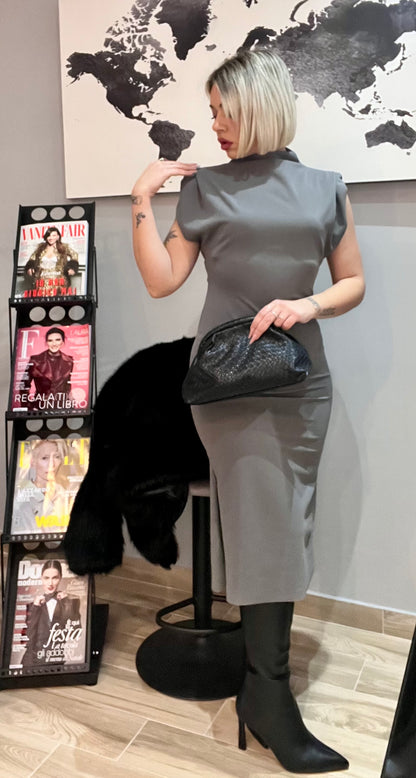 DRESS LUNGO SPALLINE